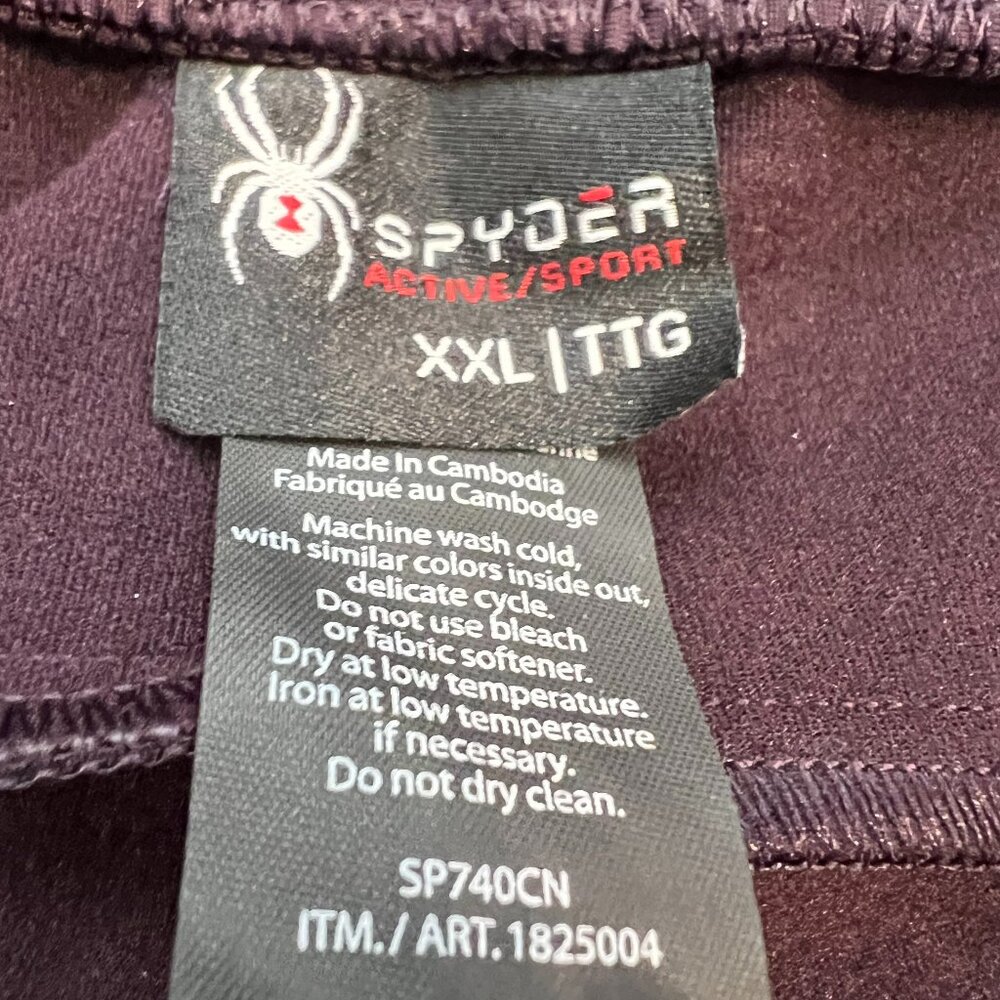 Spyder Active Sport XXL  Purple Pants - Comfort for Travel & Outdoors Camping - Picture 8 of 11